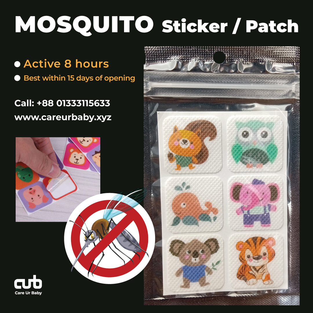 6 Sheets - 36 pcs Mosquito Sticker