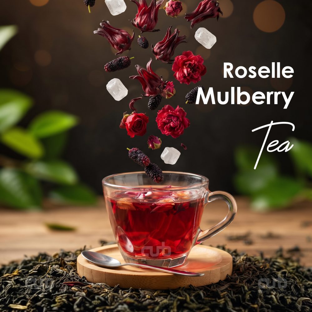 Roselle Mulberry Tea - 1 Tea Bag | Free Delivery on Orders of 20 Packets or More